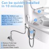 DEANIC 2-in-1 Bidet Attachment with Handheld Bath Bidet Sprayer, Ultra-Slim