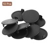 uxcell 10Pcs Hinge Hole Covers, 35mm(1-3/8") Dia Plastic Concealed Hole