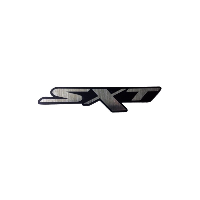 24Designs Compatible Sxt Grille Trunk Emblem Black Silver Version 1