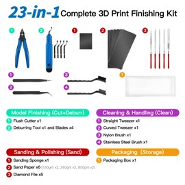 Deburring Tool 3D Printing for Resin PLA with Flush Cutters