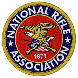 NRA National Rifle Association 2nd amendment 1871 Patch | 2pc iron on Sew  3"x3"