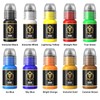 Ambition Tattoo Ink Kit 10 Mixed 1/2 oz(15ml) Bottles Color