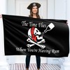 Pirate Flag 90 x 150 cm with Eyelets - Large