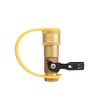 South Bend Components 1/4" RV Propane Shutoff Valve Female Quick