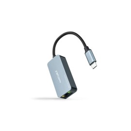 Konverter USB-c 3.2 gen1 auf Ethernet 2,5 g, 15 cm, Grau, mit Stabiler und schneller Verbindung für Moderne Geräte*