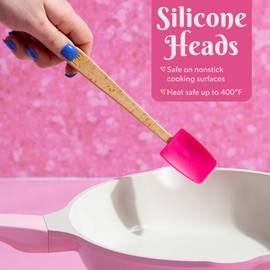 Paris Hilton Mini Silicone Tool Set, 5-Piece, Pink