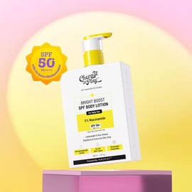 Chemist at Play Bright Boost SPF Body Lotion With 5% Niacinamide & SPF 50+ PA++++ 24 hours Moisturization Lightweight & Non-Greasy Formula 236ml