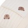 Multifunctional Baby Stroller Storage Bag Zipper Embroidery Reusable Handbag Nappy