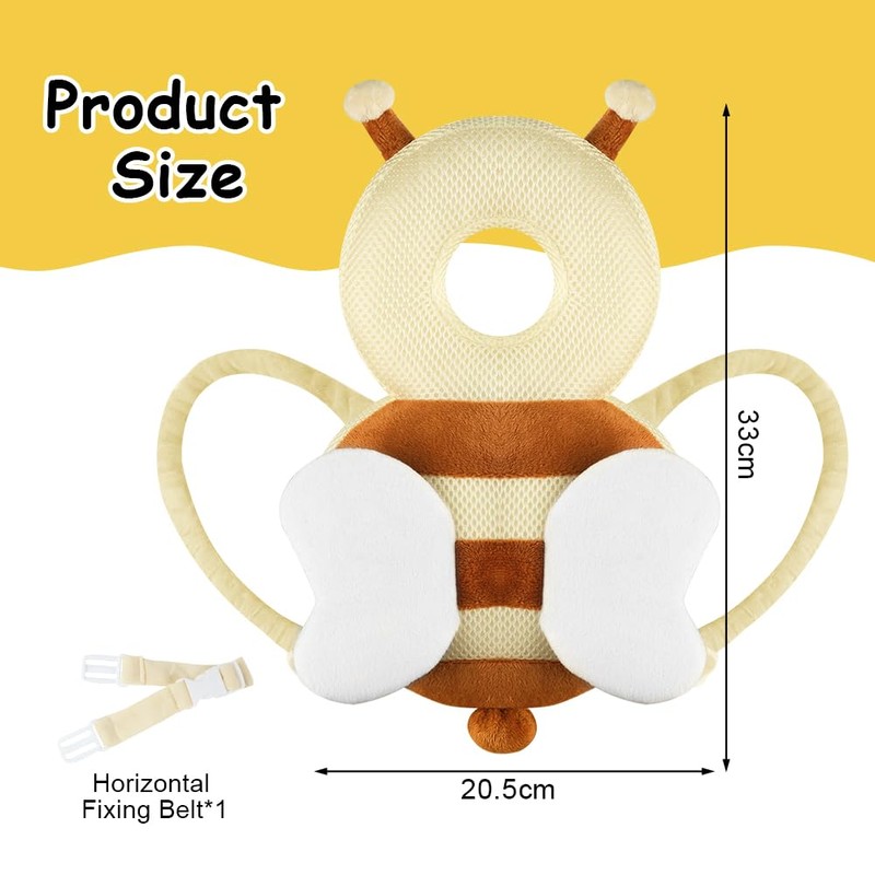 Vicloon Baby Head Protection, Adjustable Protective Pillow Baby, Breathable Baby