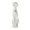 Deco 79 Polystone Dog Decorative Sculpture Sitting Home Decor Statue