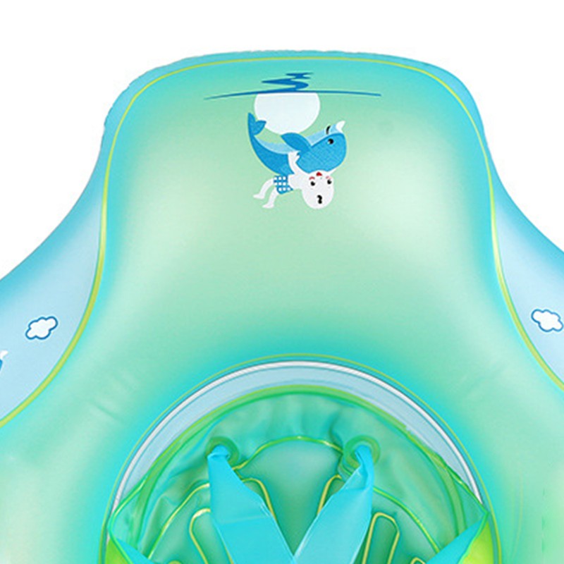 Kids Cartoon Pool Ring Inflatable Tubes PVC Anti Flip Non