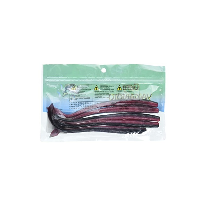 YAMAMOTO 7.75" Kut Tail Worm - Realistic Easy-to-Use Soft Plastic