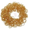 ETHAHE 600pcs Metallic Gold Latex-free Loom Refill Rubber Bands Pack