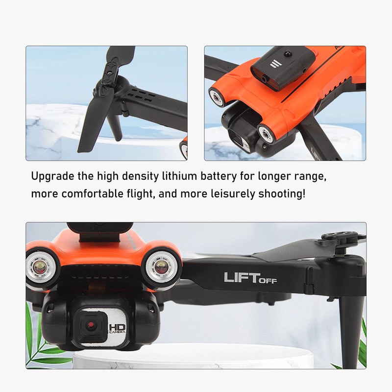 S163 RC Drone Obstacle Avoidance Folding Camera Angle Adjustable Low