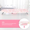 APEXCHASER Small Ironing Board with Iron Holder, Compact Ironing Board