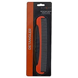 SCREAM Rotating Teeth Comb, Loud Orange