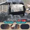 QYMOTO Polaris RZR XP 900 Rear Window,Rear Windshield, Canvas Soft