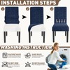 YEMYHOM Dining Chair Covers Set of 2, Stretch Dining Room