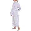 Lavenderi Women’s 100% Cotton Long Kimono Lounge Bathrobe Robe, Ladies