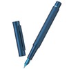 Hongdian Fountain Pen Dark Blue Forest Fine Nib Pen, Classic