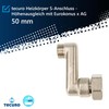 tecuro - Radiator, S connection, 50 mm height compensation, with