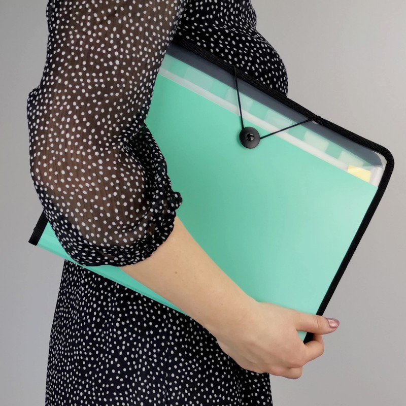 D.RECT Briefcase Notebook Set Expanding File Organiser Folder Expandable Portable