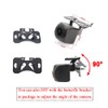 aSATAH AHD/CVBS Car Rear/Front View Camera's Fisheye Lens License Plate