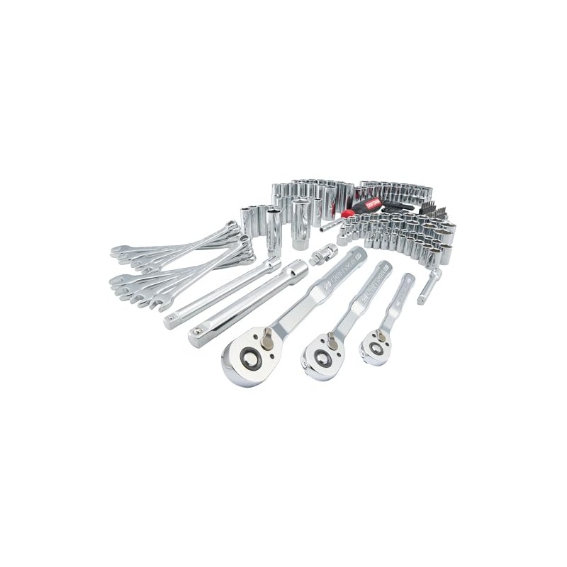 CRAFTSMAN Mechanic Tool Set 135 Pcs, 1/4, 1/2 and 3/8