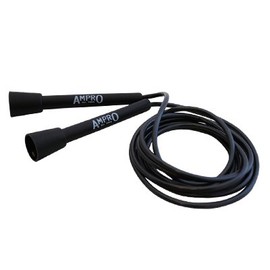 Ampro Adjustable Speed Skipping Rope (Black)