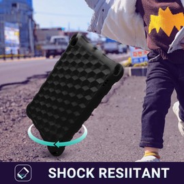 2019 New 7 Inch Case Kids(2019/2017 Release) - ANTIKE Kids Shockproof Foam [Kids Friendly]Light Weight Kids Friendly Case for 7 Tablet(Black)