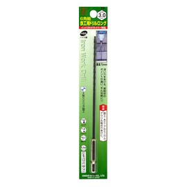 Onishi Industries Hexagonal Shaft Drill Long (NO.20L) 0.1 inch (3 mm) (Metal/Metal)
