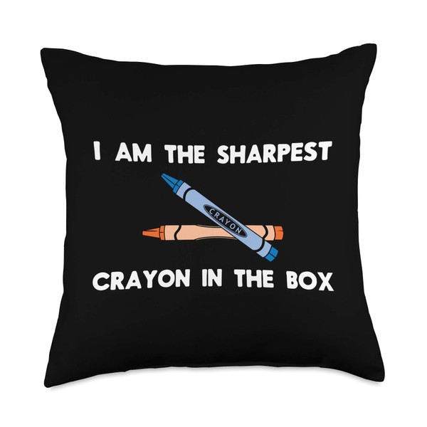 Smarty Pants Funny Novelty Shirts I Am The Sharpest Crayon