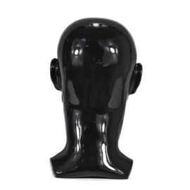 Tcwuzick Male Mannequin Head Professional Manikin Head for Display Wigs Hats Headphone Mask Sunglasses Jewelry and Scravat Display Stand