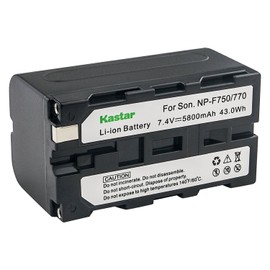 Kastar Battery 1-Pack for Sony NP-F770 NP-F750 and CCD-RV100 CCD-RV200 CCD-SC9 CCD-TR1 CCD-TR940 CCD-TR917 FDR-AX1 Camera CN-126 CN-160 CN-216 CN-304 YN 300 VL600 LED Video Light
