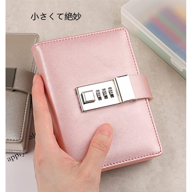 Keyed Notebook, Journal, Secret Notebook, Lock Password, Diary, A7, Office