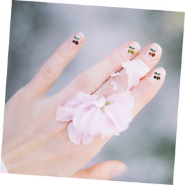 Healeved 120pcs Nail Art Rhinestones Cherry Nail Charms for Decoration for Manicure and Craft Projects Beautiful Sparkly Accessories for Women