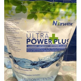 Norwex ultra power plus laundry detergent powder 1kg/2.2 lbs HE 100 loads