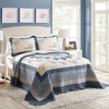 Modern Heirloom Charlotte Standard Sham, Blue, 26" x 20"