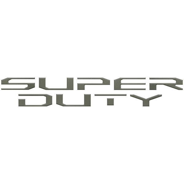 Tailgate Letter Inserts - Compatible with 2020-2022 Ford Super Duty