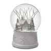 100MM White Christmas Snow Globe from The San Francisco Music