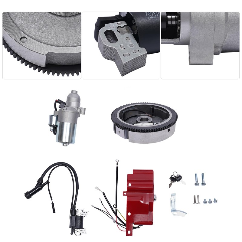 Electric Start Kit Starter Motor Compatible withHonda GX240 8HP and