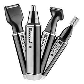 4 in 1 Electric Nose Ear Hair Trimmer Painless Rechargeable Men Women Trimming Sideburns Eyebrows Beard Hair Clipper Cut Shaver