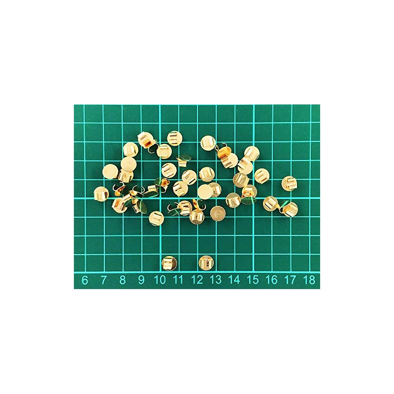 Finier AP0907 Setting Base, 0.3 inches (8 mm), Gold, KC