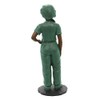 Ebony Treasures Professional Female Nurse in Scrubs Figurine, 8.5" Tall