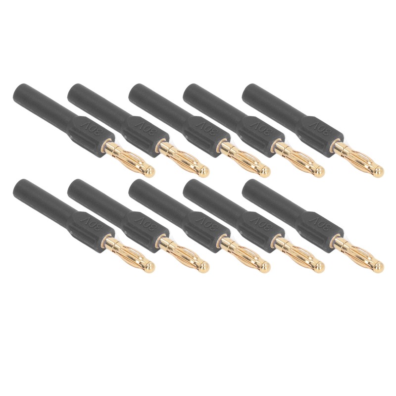 10Pcs Banana Plug 4.0mm Male to 2mm Female Connector 30V