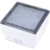 Heitronic 35927 A, floor light, plastic, transparent, 10 x 10