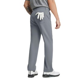 M MAELREG Winter Golf Pants for Men Thermal Regular Fit - 30"/32"/34" Casual Warm Brushed Fleece Lined Pants Men Grey