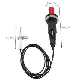 VOBOR Piezo Igniter - Piezo Spark Ignition Set 1 Out 2 Piezo Spark Ignition Kit BBQ Grill Push Button Igniter with 1m Cable for Fireplace Stove Gas Oven