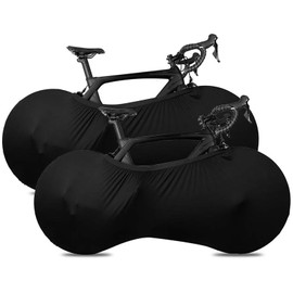 Barlone Pack of 2 Black Bicycle Covers, Washable Bicycle Protection, Bicycle Cover, Bicycle Garage Indoor Dustproof Bicycle Protective Cover, Bicycle Cover for Bicycles Mountain Bike