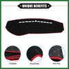 Motoforti Dashboard Cover Compatible for Hyundai Sonata 2006-2008, Non-Slip Polyester